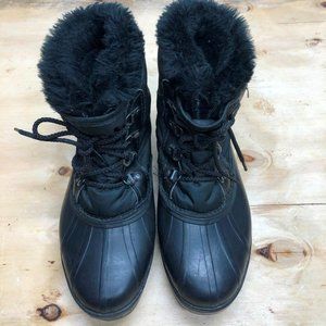 Womens Sorel Winter Boots Waterproof  Black Size 6